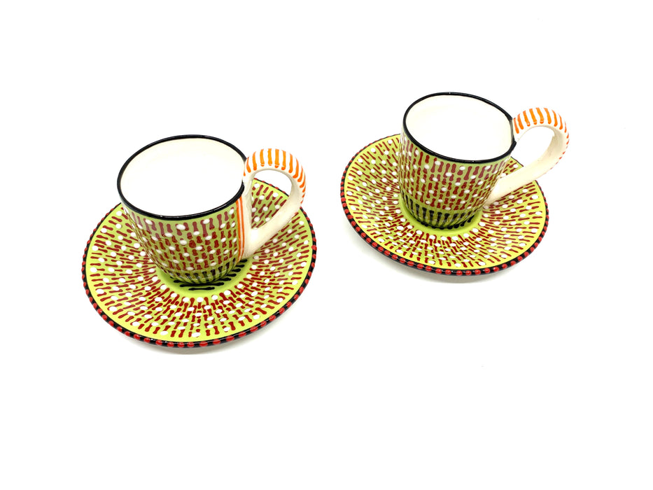 Potters Tea Cup & Saucer