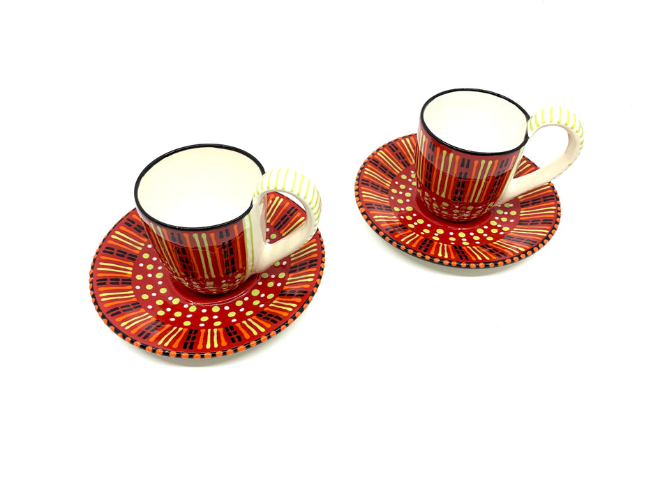 Potters Tea Cup & Saucer