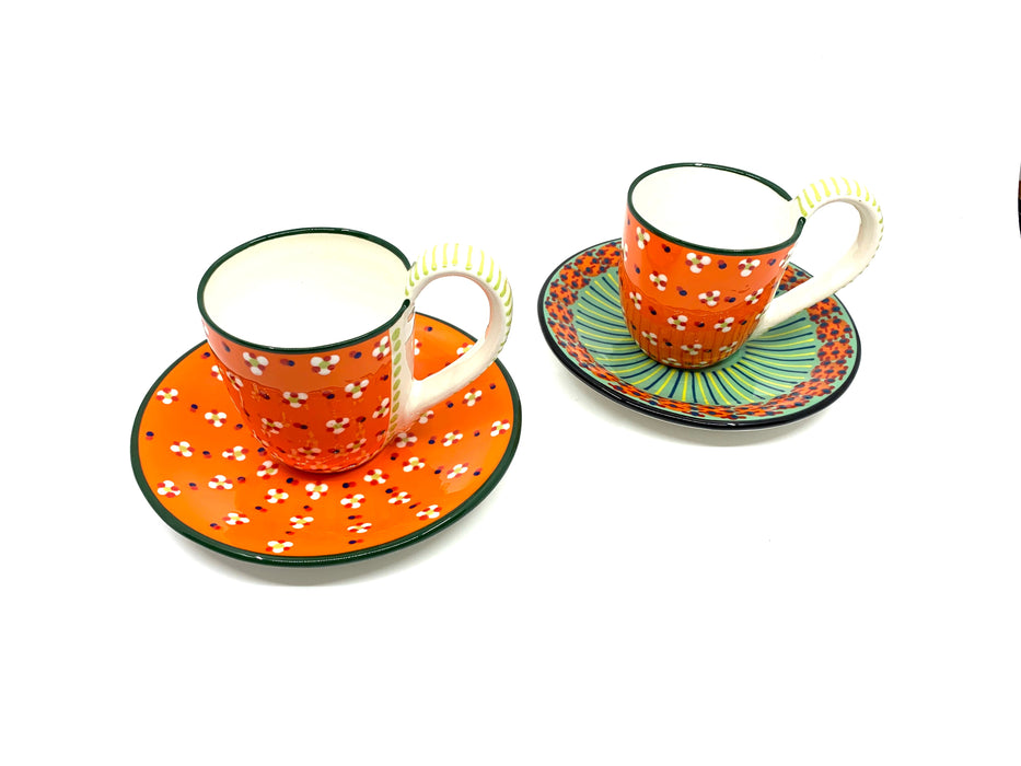 Potters Tea Cup & Saucer