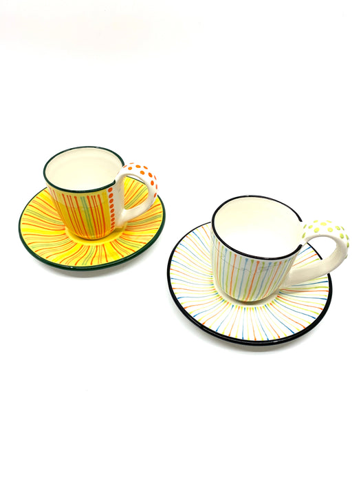 Potters Tea Cup & Saucer