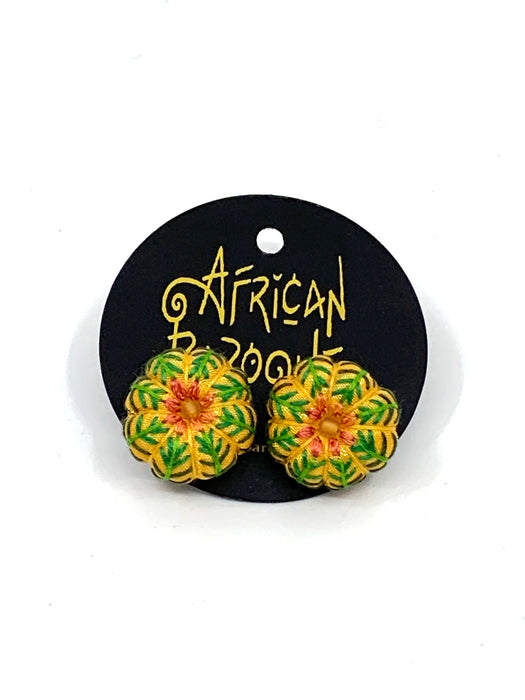 Fynbos Fabric Stud Earrings