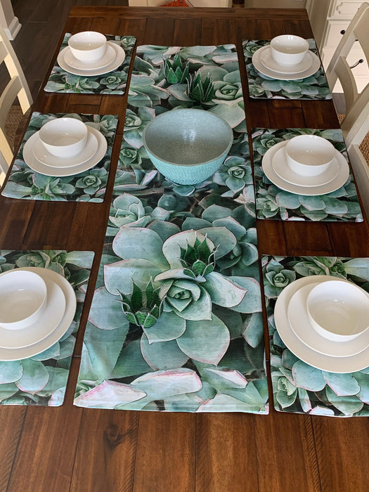 Succulent Table Runner