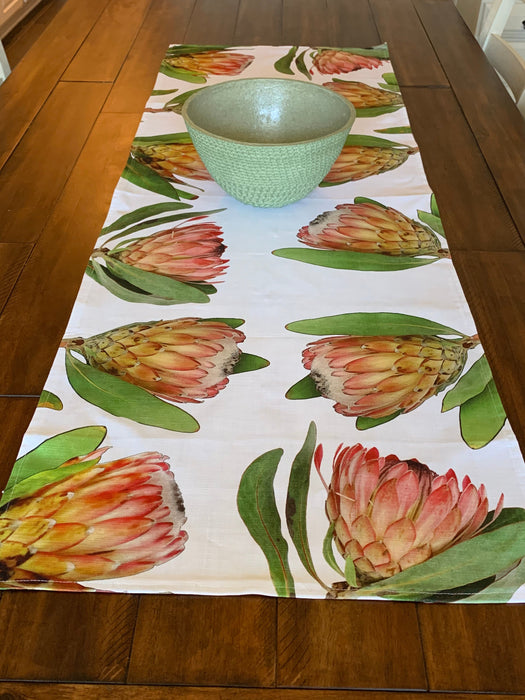 King & Queen Protea Table Runner