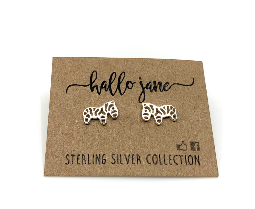 Baba Zebra Stud Earrings