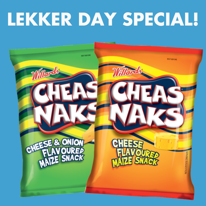 Willards Cheas Naks Maize Snack Duo!, 2x135g