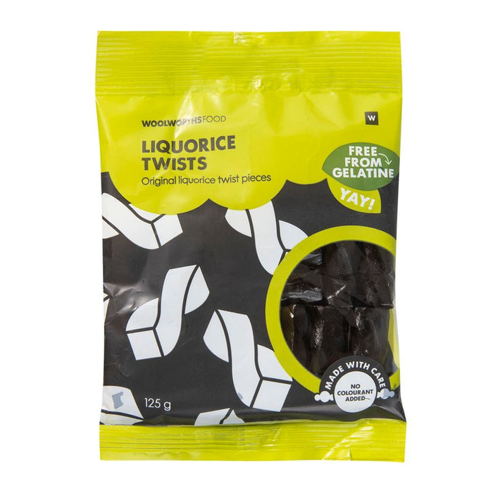 Woolworths Liquorice Twists 175g