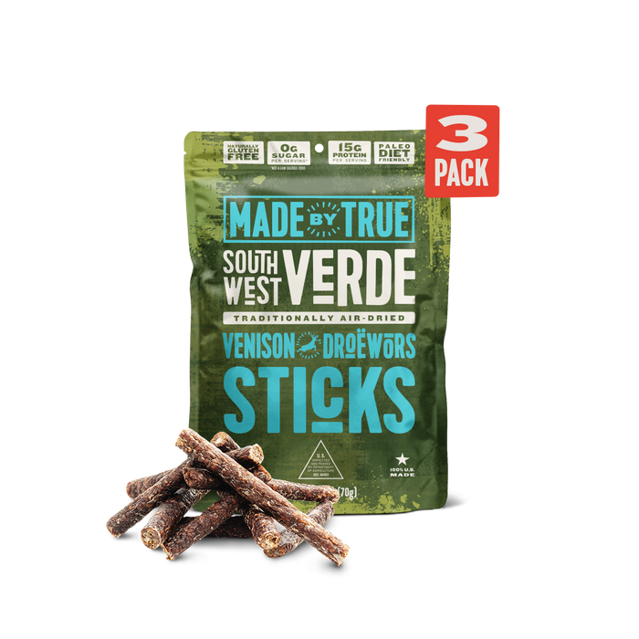 Made by True Southwest Verde Venison Droëwors