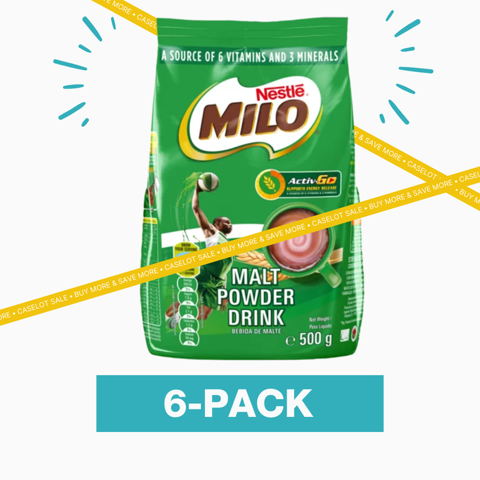 CASELOT: Nestlé Milo Malt Powder Drink 500g x 6