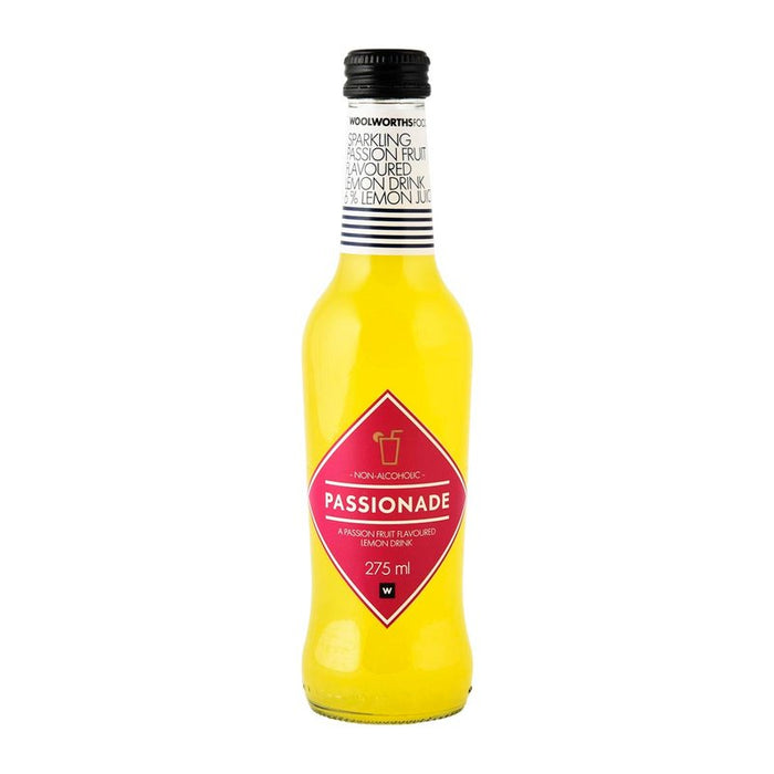 Woolworths Sparkling Passion Fruit Flavored Lemon Drink 275ml