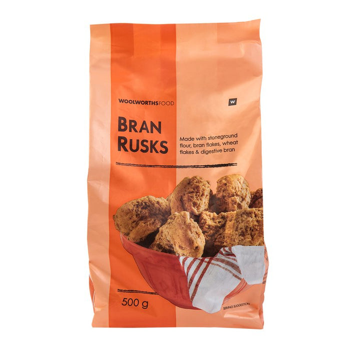 Woolworths Oat and Bran Rusks 500 g