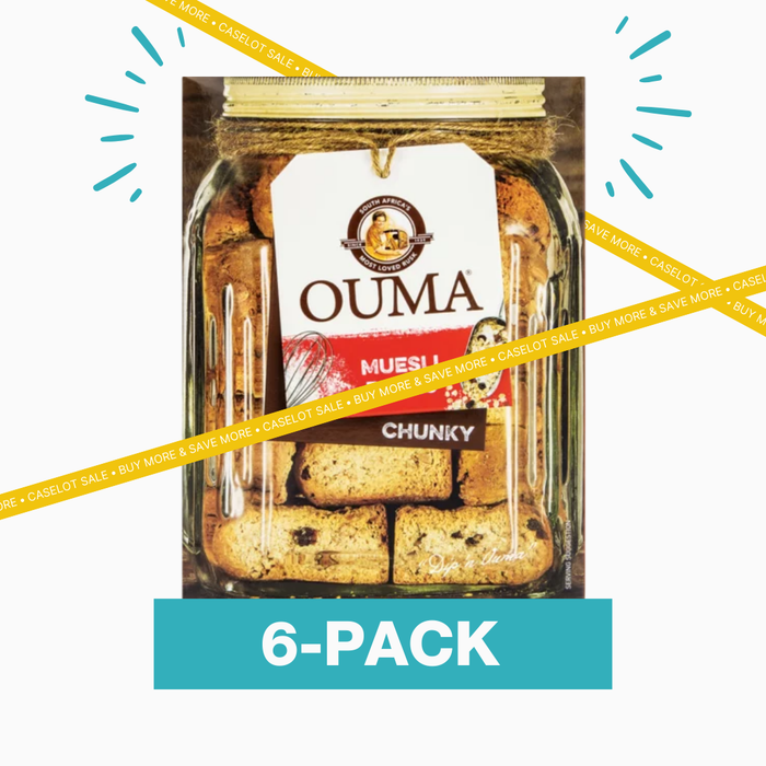 CASELOT: Ouma Chunky Muesli Rusks 1kg x6