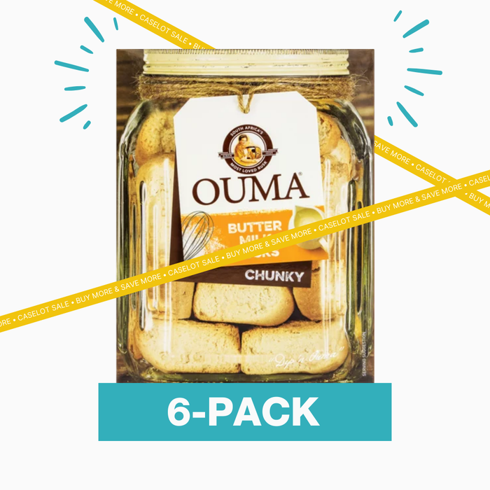 CASELOT: Ouma Chunky Buttermilk Rusks 1kg x6