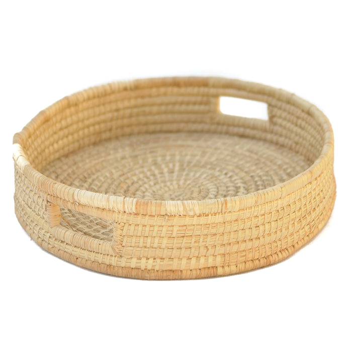 Natural Woven Basket Tray