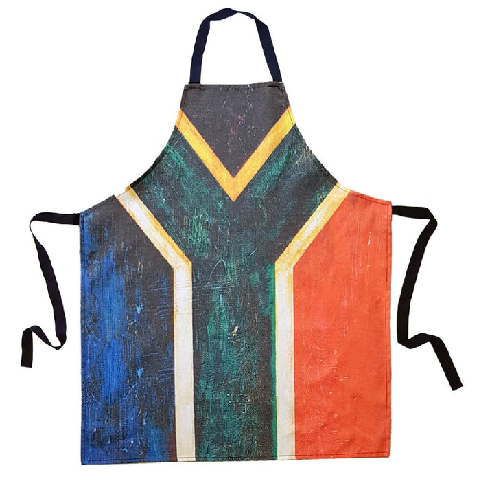Africa Smiles South Africa Flag Apron, 80.5 × 66cm