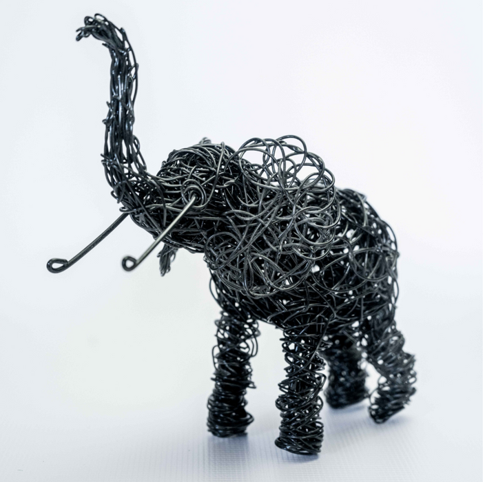 Elephant Wire Sculpture