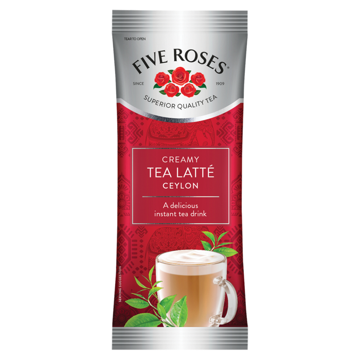 Five Roses Tes Five Roses Instant Ceylon Tea Latté 10x20g — Aubergine Foods