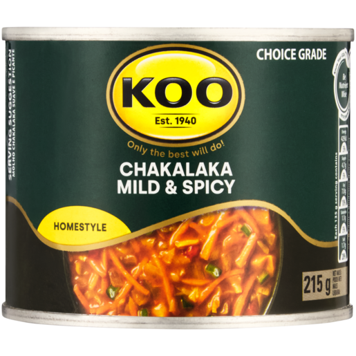 KOO Chakalaka Hot & Spicy 215g
