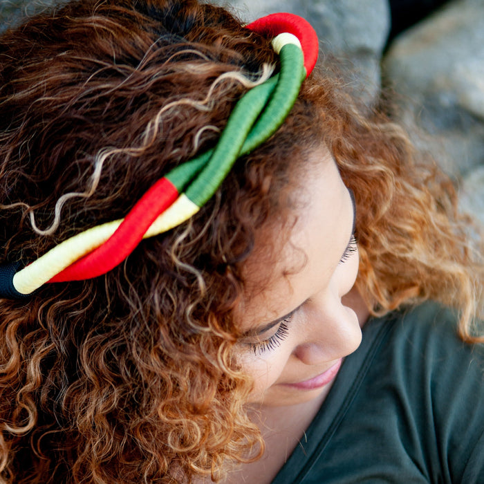 African Eye Rope Necklace