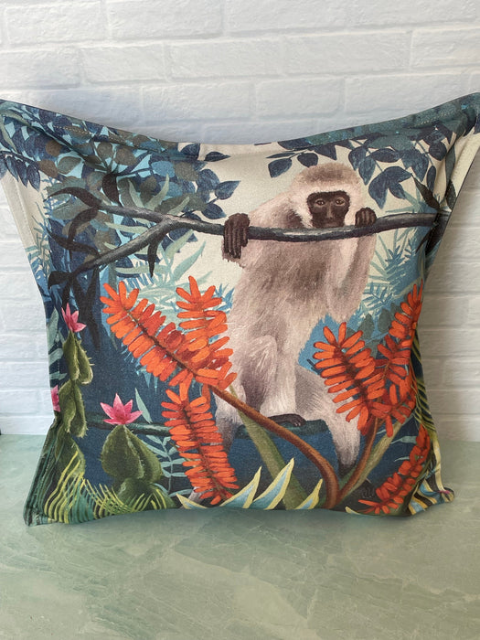 Vervet Monkey Pillow Cover