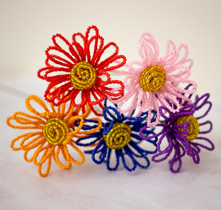 Beaded Assorted Daisy