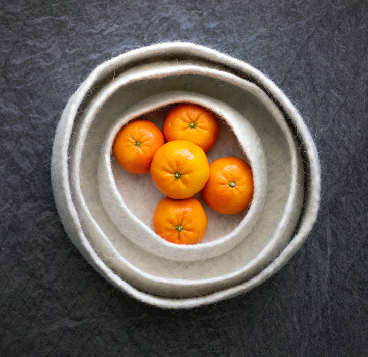 Karoo Felt Nesting Bowls - Set of 3