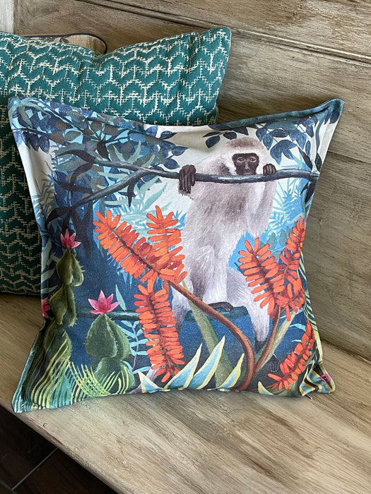 Vervet Monkey Pillow Cover