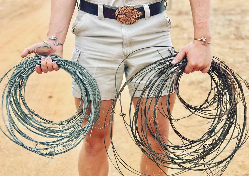 Silver Snare Wire Bangle