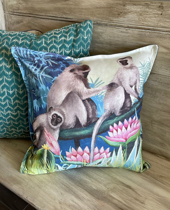 Vervet Monkey Pillow Cover