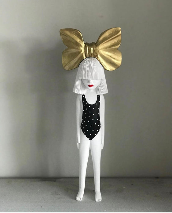 Sia Top Bow African Clonette Doll Figurine