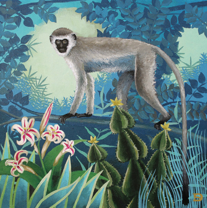 Vervet Monkey Print Recycled Placemats (Set of 4)