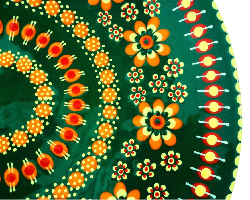 Potters Large Open Vibrant Green Bowl