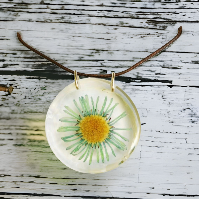 Cape Fynbos Resin Necklace