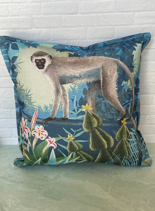 Vervet Monkey Pillow Cover