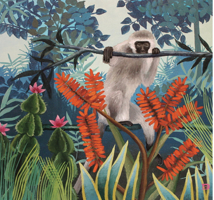 Vervet Monkey Print Recycled Placemats (Set of 4)