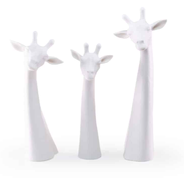 Porcelain Giraffe Sculpture