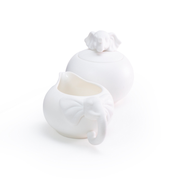 Elephant Creamer & Sugar Set