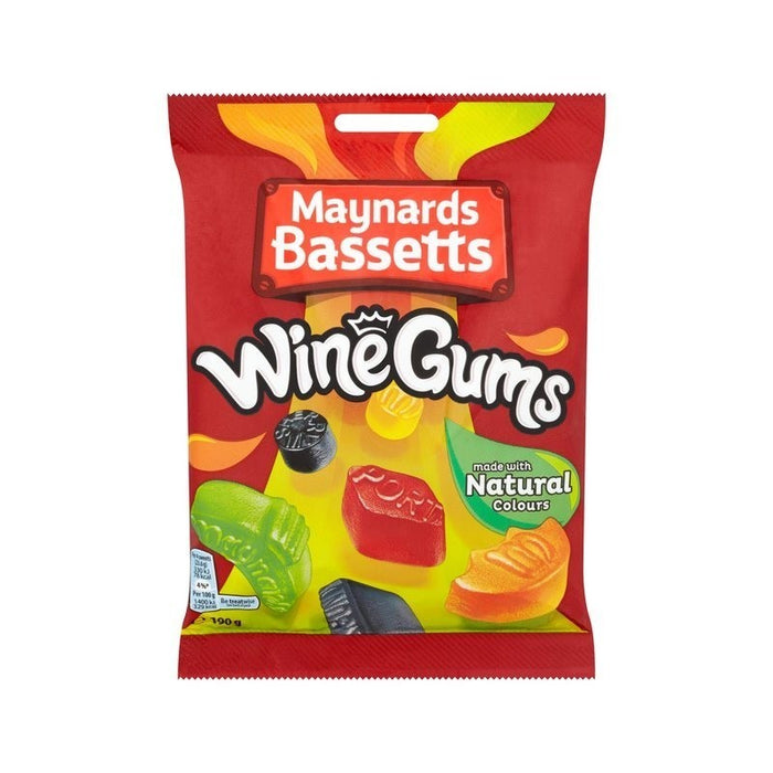 Maynards UK Bassets Wine Gums Bag 165g