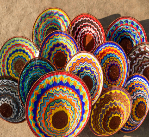 Zulu Beaded Large Lampshade Bowls