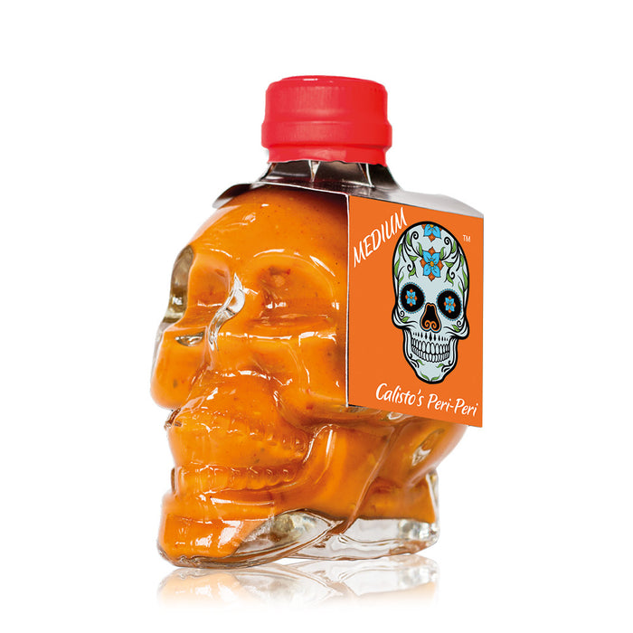 Calisto's Medium Skull Peri-Peri Sauce, 400ml