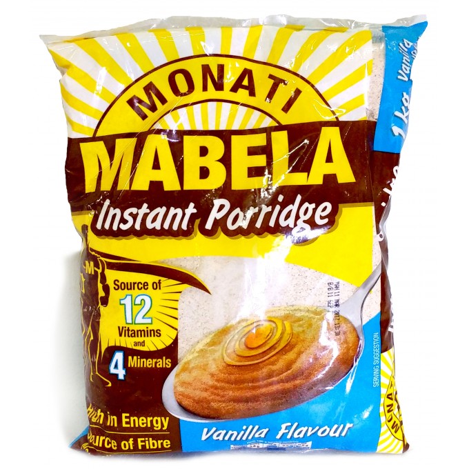 Monati Mabela Instant Porridge Vanilla Flavour 1kg