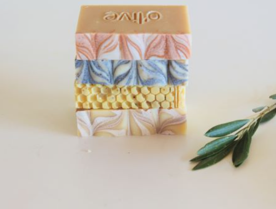 O'live Handmade Soap Gift Box (4 pack)