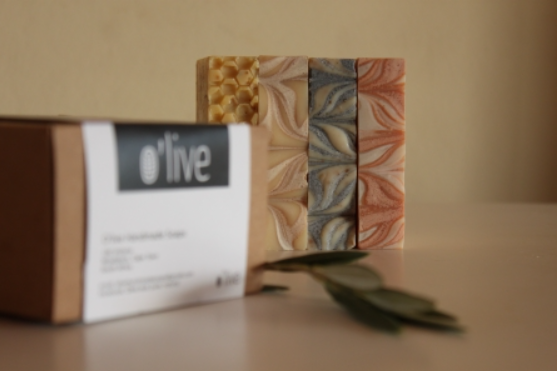 O'live Handmade Soap Gift Box (4 pack)