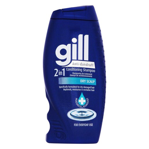 Gill 2in1 Anti Dandruff - Shampoo (Dry Scalp) 200ml