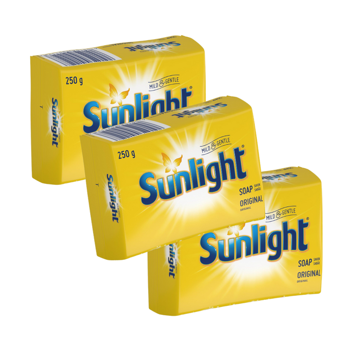 3-Pack of Sunlight Laundry Bar Regular, 250g