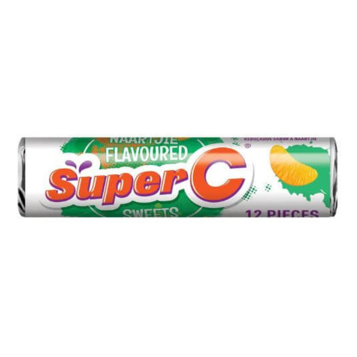 Super C Naartjie Flavored Sweets, 36.9g