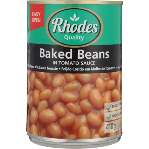 RHODES Baked Beans in Tomato Sauce, 410g