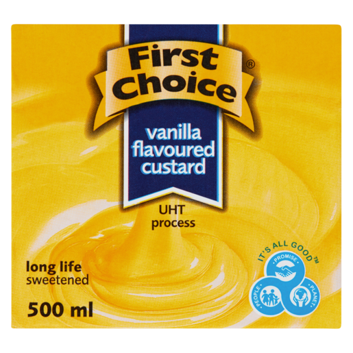 First Choice Vanilla Flavored Custard — Aubergine Foods