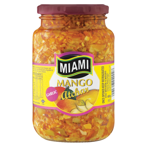 Miami Mango Atchar Garlic, 400g