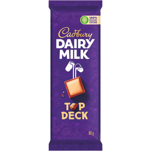 Cadbury Dairy Milk Top Deck, 80g