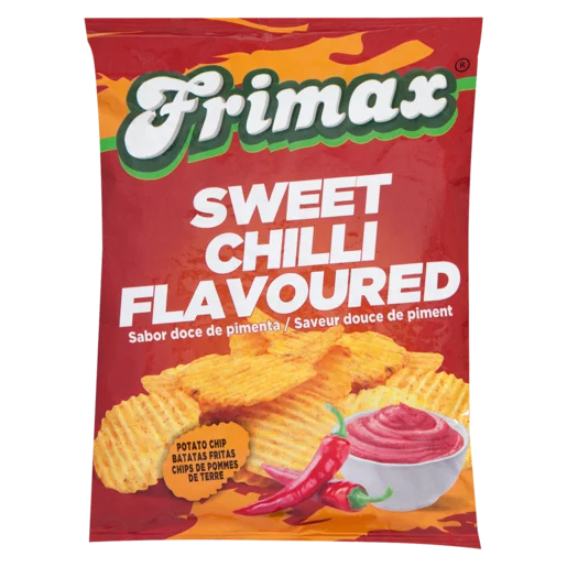 Frimax Sweet Chilli Flavoured Potato Chips, 125g